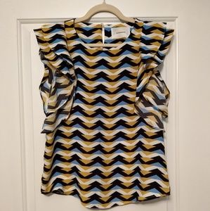 Vintage print blouse